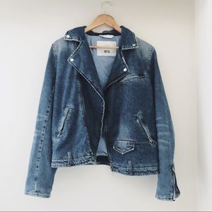 Zara Studded Denim Jacket